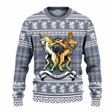 Tweedie Clan Tartan Crest Christmas Ugly Sweater Coat of Arms Funny Style