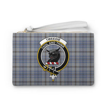 Tartan Vibes Clothing Tweedie Family Crest Tartan Clutch Bag