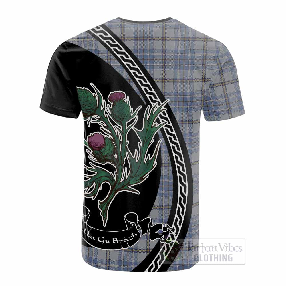 Tweedie Family Crest Tartan Cotton T-shirt Alba Thistle Inspired - Tartan Vibes Clothing