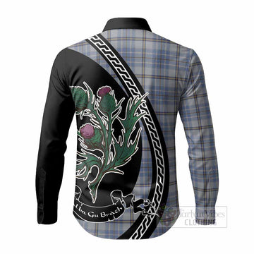 Tweedie Family Crest Tartan Long Sleeve Button Shirts Alba Thistle Inspired