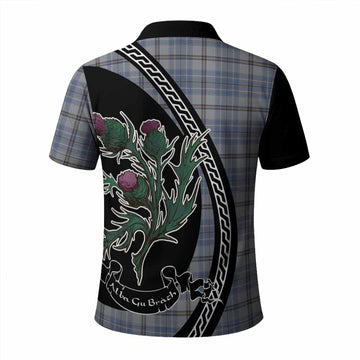 Tweedie Family Crest Tartan Polo Shirt Alba Thistle Inspired