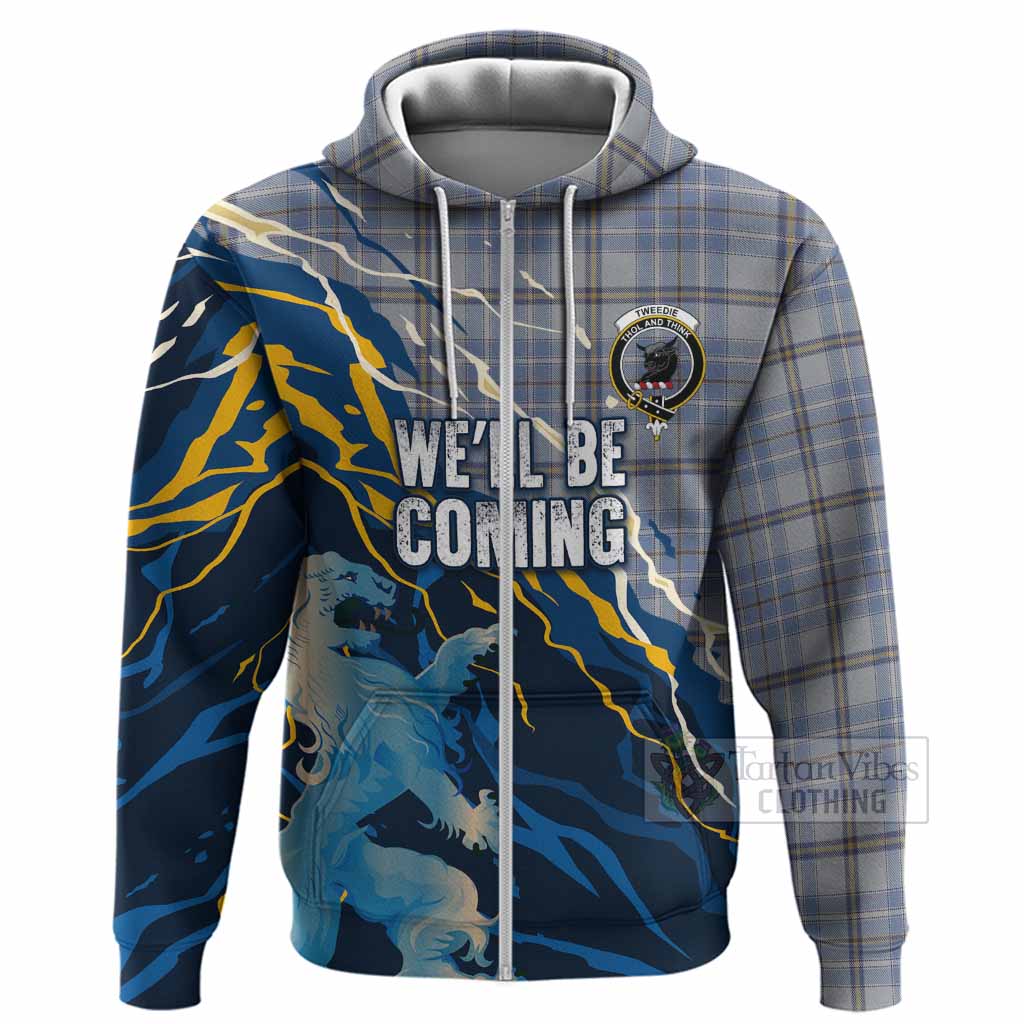 Tweedie Scotland Tartan Hoodie WC2026 Football - We'll Be Coming
