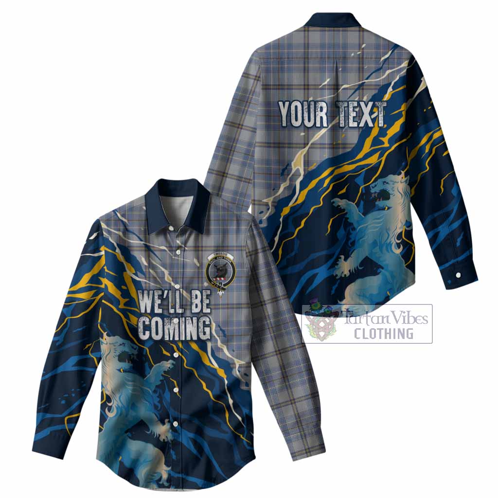 Tweedie Scotland Tartan Women Casual Shirt WC2026 Football - We'll Be Coming