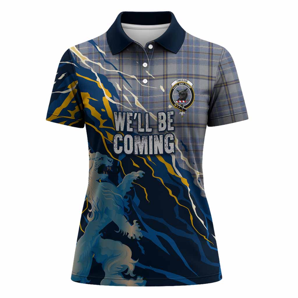 Tweedie Scotland Tartan Women Polo Shirt WC2026 Football - We'll Be Coming