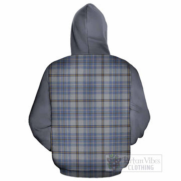 Tweedie Tartan Accent Cotton Hoodie with Family Crest