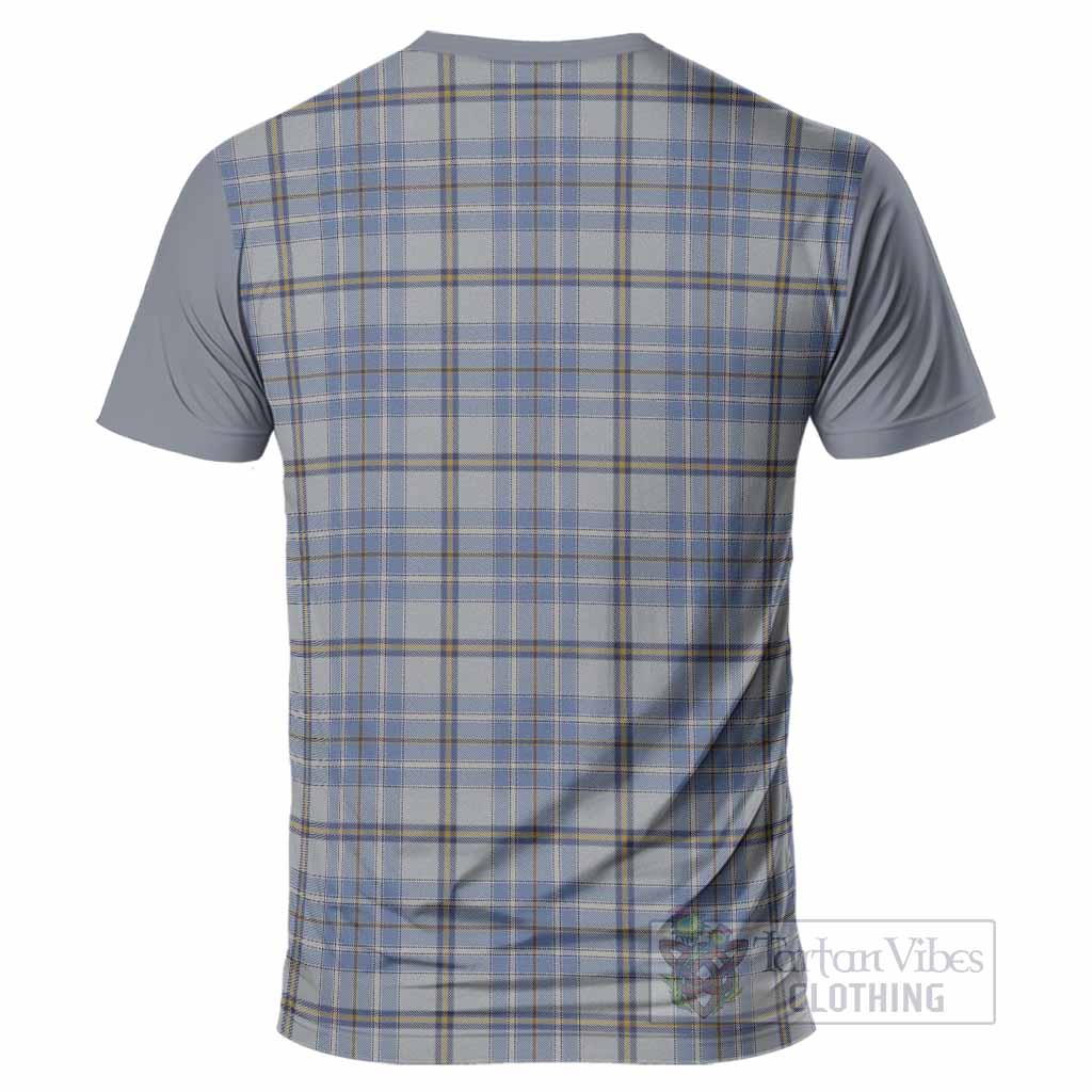 Tweedie Tartan Accent T-Shirt with Family Crest