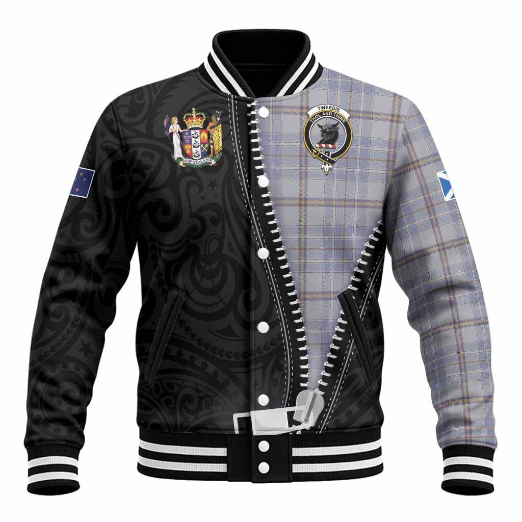 Tweedie Tartan Baseball Jacket New Zealand Pattern Unique Zipper Stylized