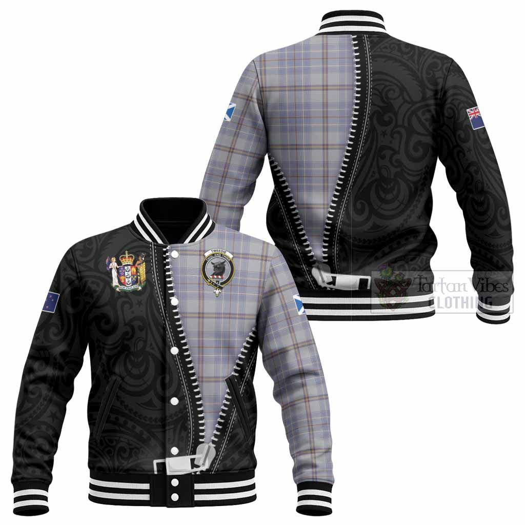Tweedie Tartan Baseball Jacket New Zealand Pattern Unique Zipper Stylized
