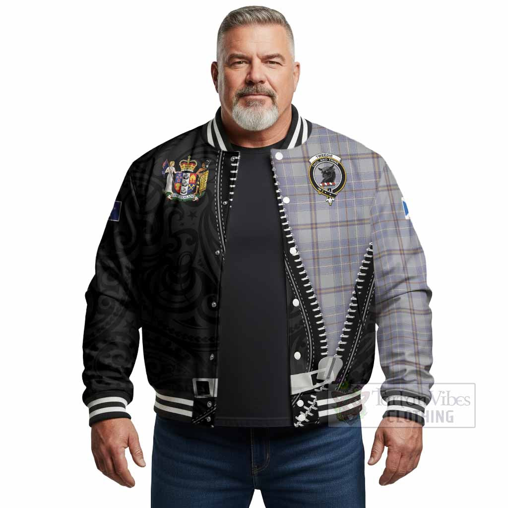 Tweedie Tartan Baseball Jacket New Zealand Pattern Unique Zipper Stylized