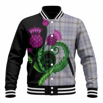Tweedie Tartan Baseball Jacket Traditional Scottish Thistle