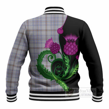 Tweedie Tartan Baseball Jacket Traditional Scottish Thistle