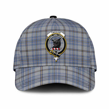 Tweedie Tartan Classic Cap with Family Crest
