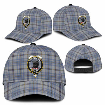 Tweedie Tartan Classic Cap with Family Crest