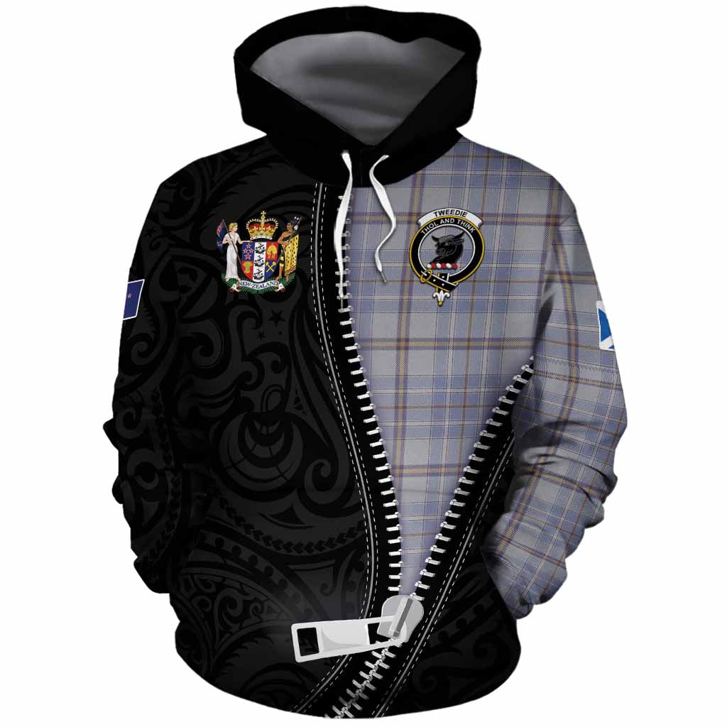 Tweedie Tartan Cotton Hoodie New Zealand Pattern Unique Zipper Stylized