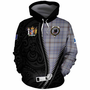 Tweedie Tartan Cotton Hoodie New Zealand Pattern Unique Zipper Stylized