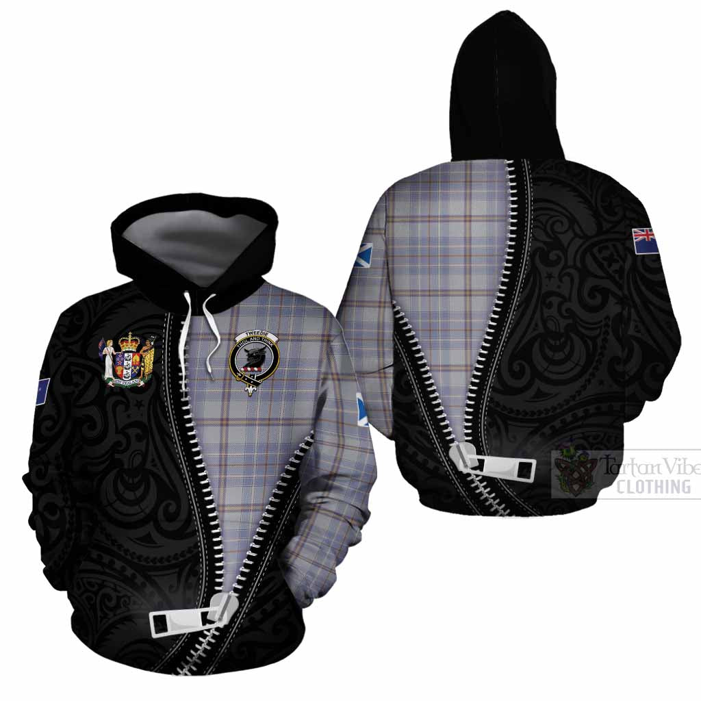 Tweedie Tartan Cotton Hoodie New Zealand Pattern Unique Zipper Stylized