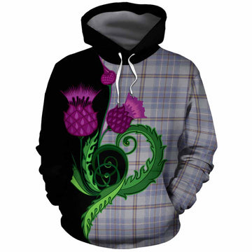 Tweedie Tartan Cotton Hoodie Traditional Scottish Thistle