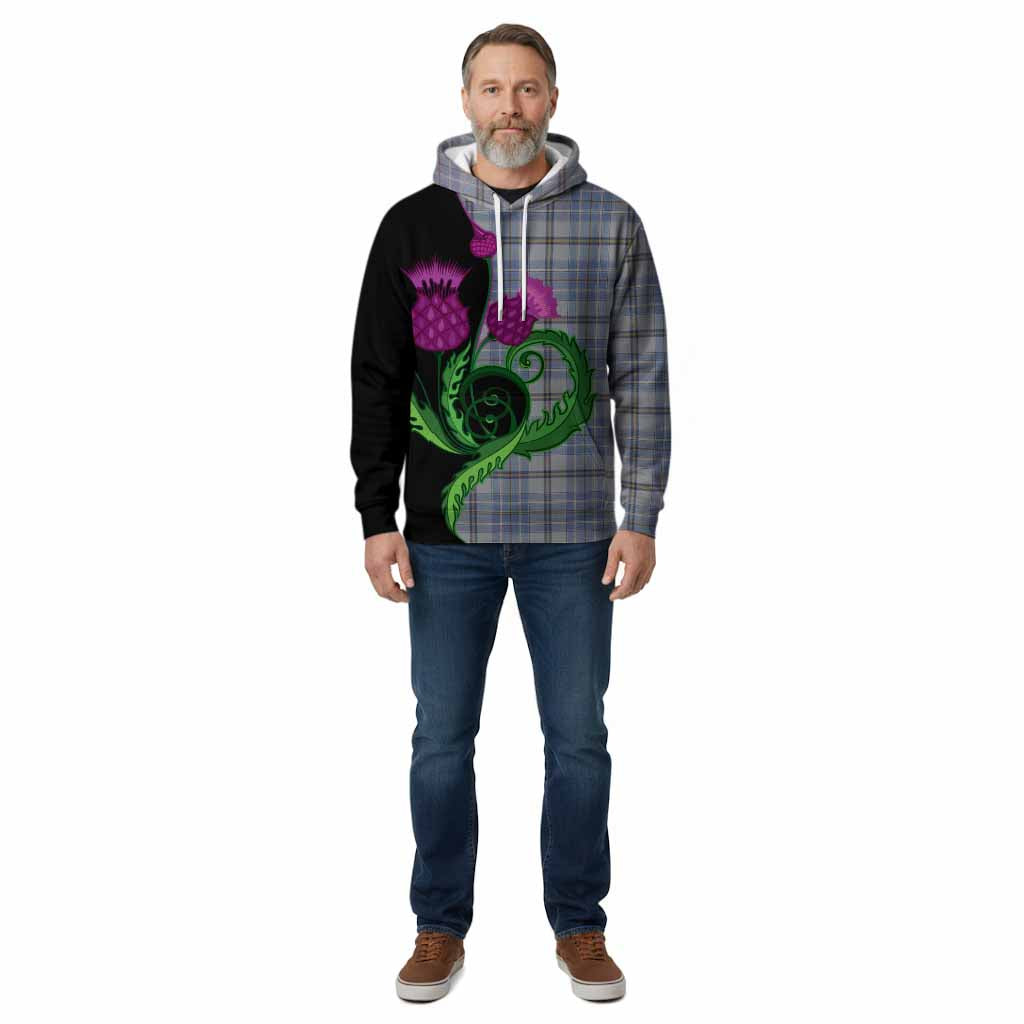 Tweedie Tartan Cotton Hoodie Traditional Scottish Thistle