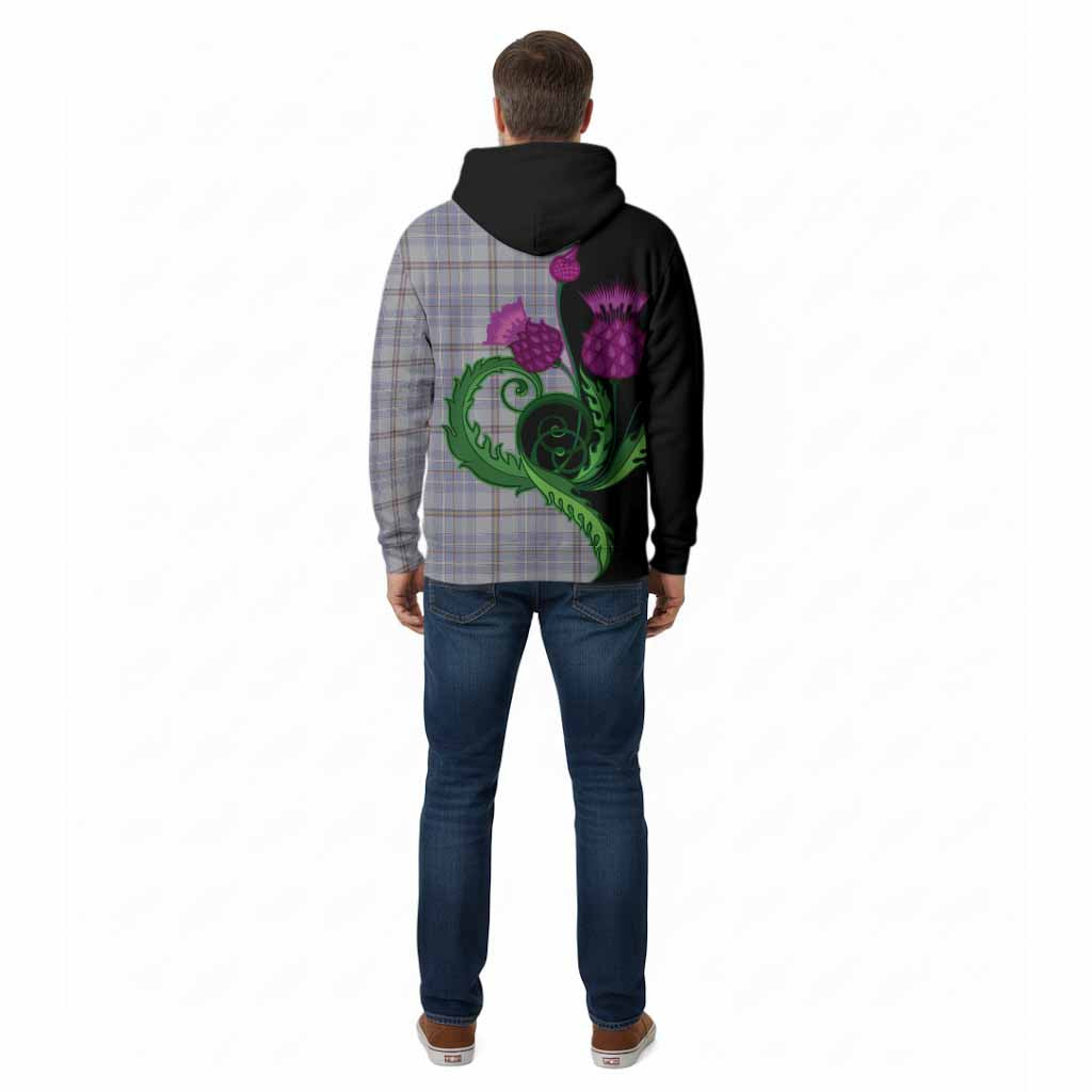 Tweedie Tartan Cotton Hoodie Traditional Scottish Thistle
