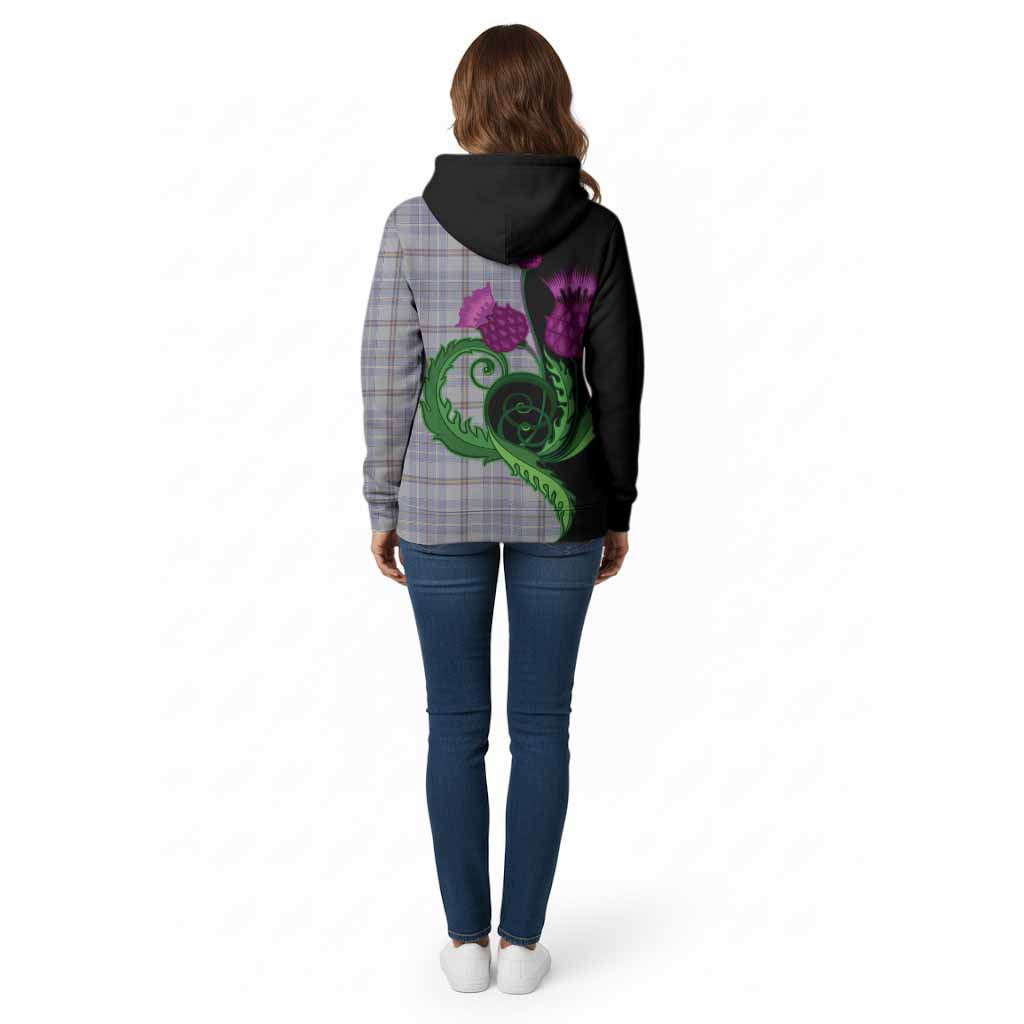 Tweedie Tartan Cotton Hoodie Traditional Scottish Thistle