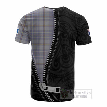 Tweedie Tartan Cotton T-shirt New Zealand Pattern Unique Zipper Stylized
