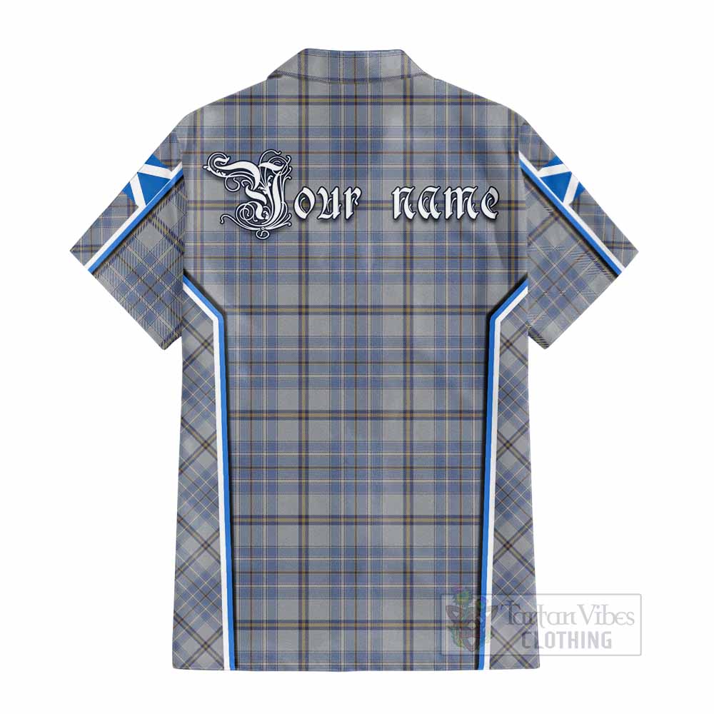 Tweedie Tartan Crest Cotton Hawaiian Shirt Scotland Coat of Arm Flag Style - Tartan Vibes Clothing