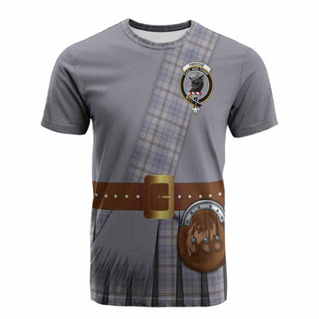 Tweedie Tartan Crest Cotton T-shirt Kilt Costume Style