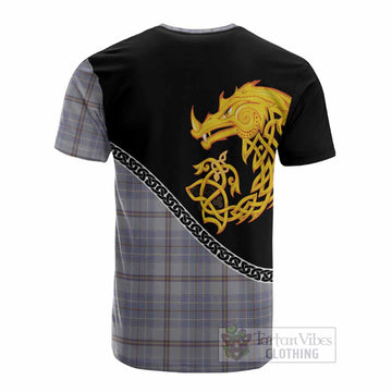 Tweedie Tartan Crest Cotton T-shirt Legendary Dragon Knot Half Style