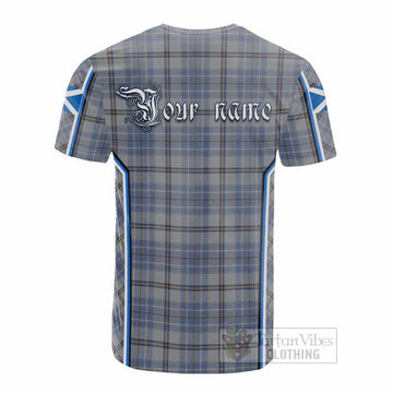 Tweedie Tartan Crest Cotton T-shirt Scotland Coat of Arm Flag Style - Tartan Vibes Clothing
