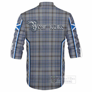 Tweedie Tartan Crest Ghillie Kilt Shirt Scotland Coat of Arm Flag Style