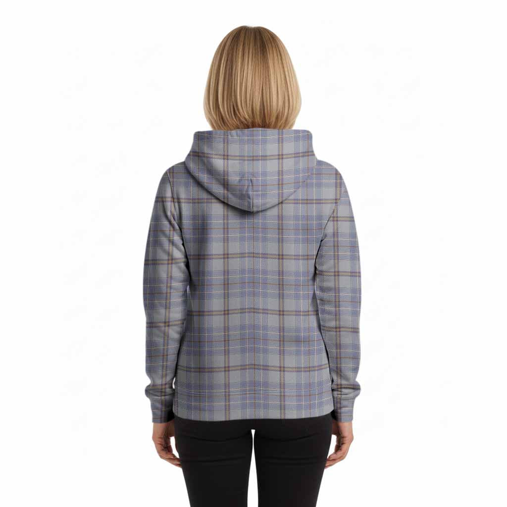 Tweedie Tartan Crest Hoodie Ferocious Lion Style