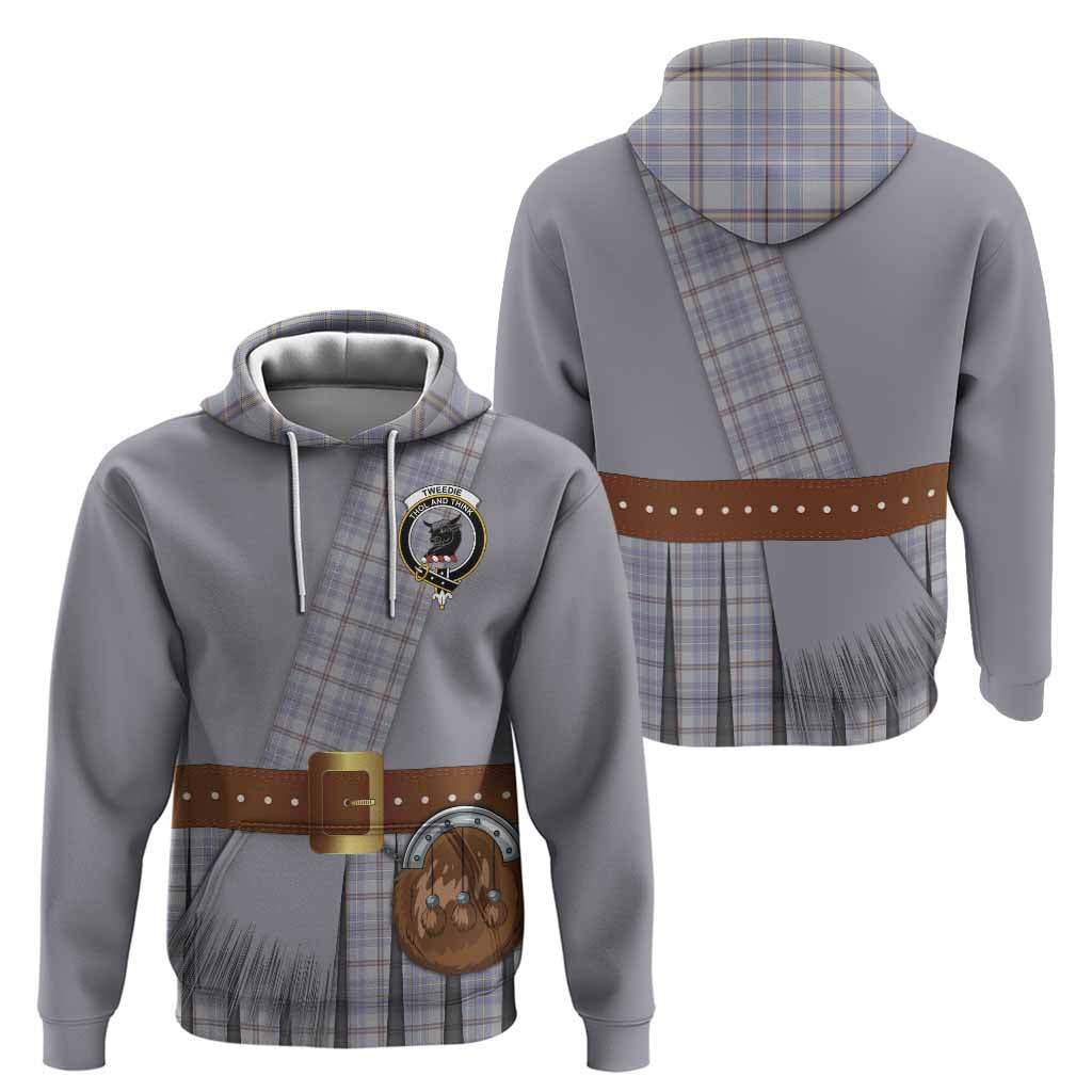 Tweedie Tartan Crest Hoodie Kilt Costume Style