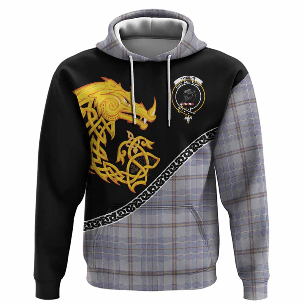 Tweedie Tartan Crest Hoodie Legendary Dragon Knot Half Style