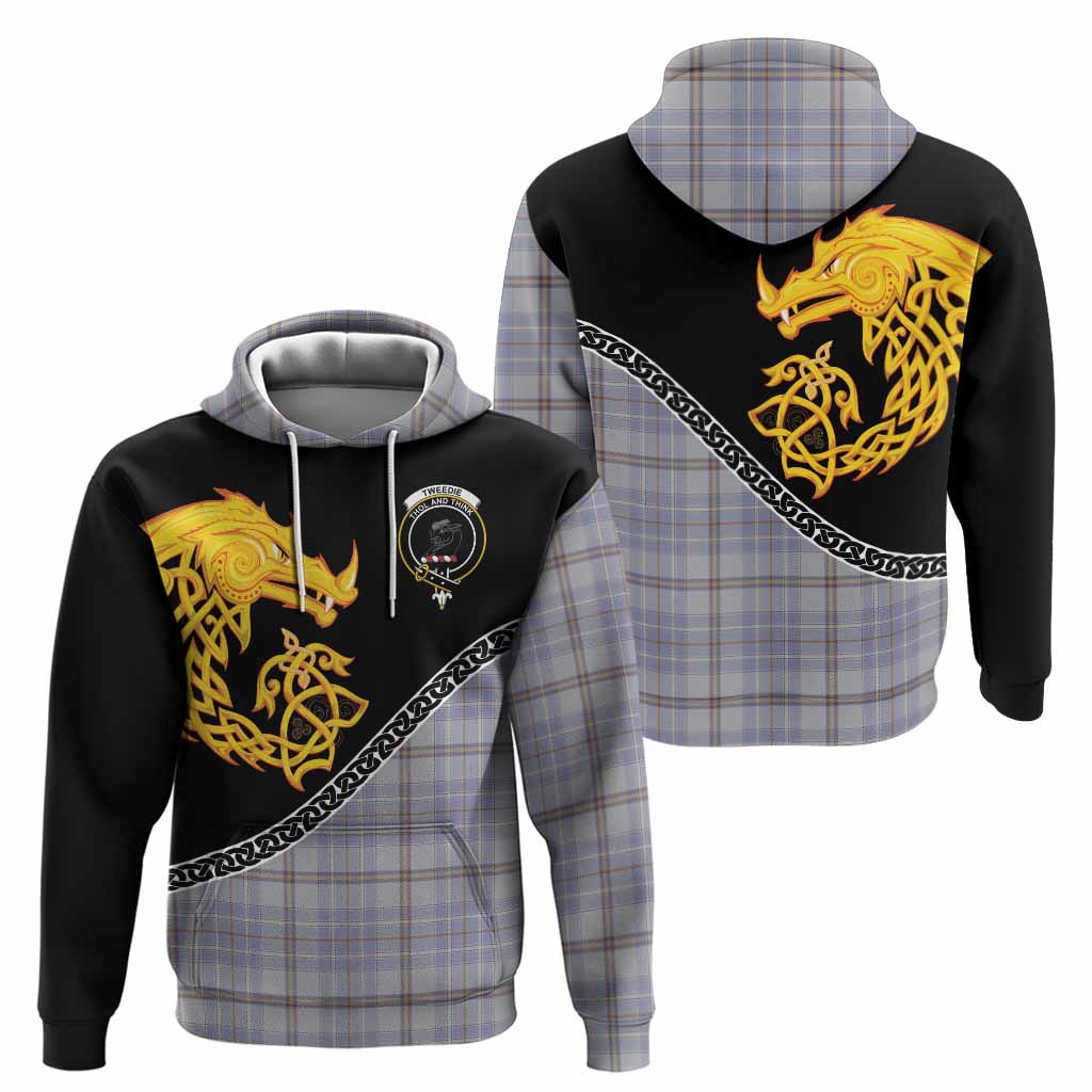 Tweedie Tartan Crest Hoodie Legendary Dragon Knot Half Style