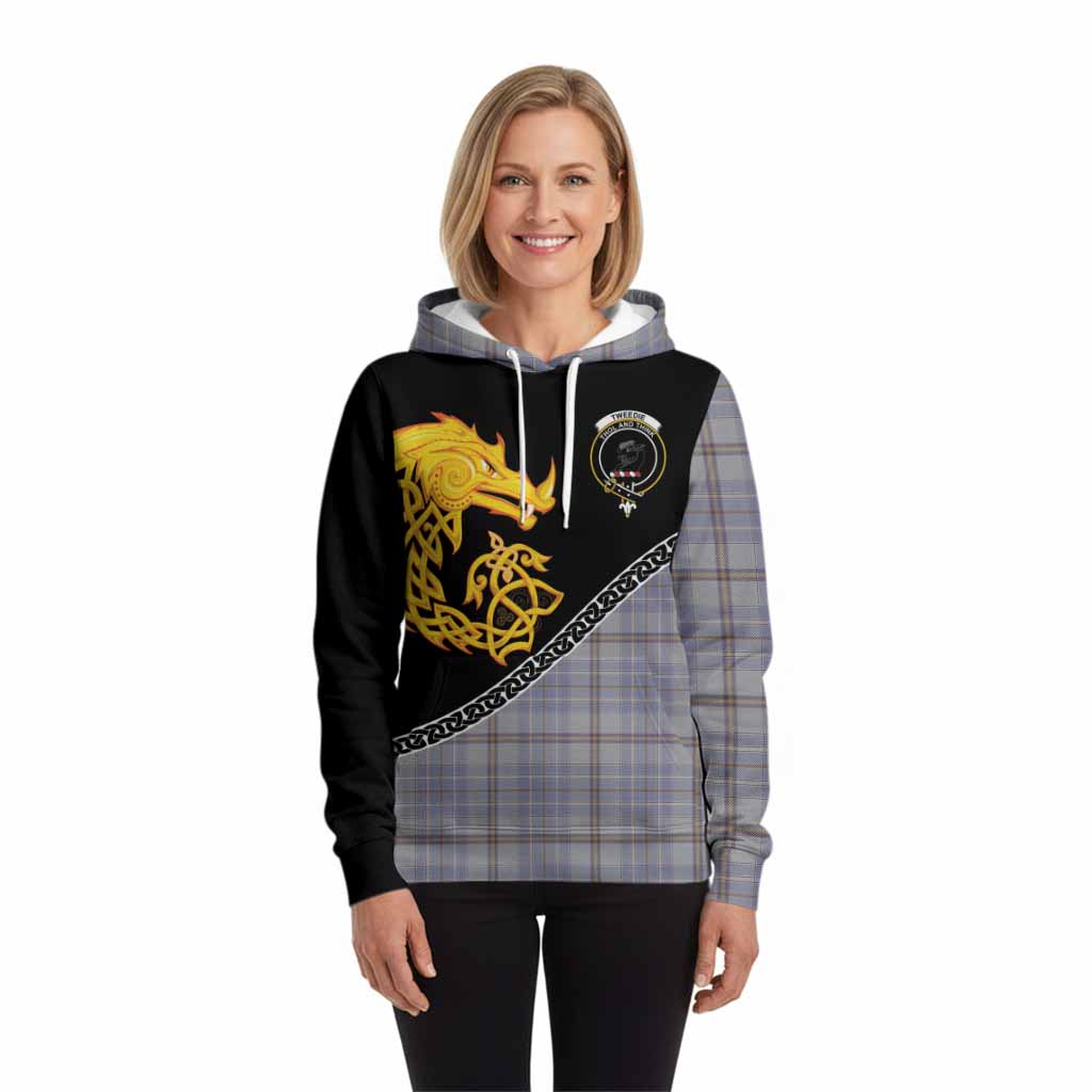 Tweedie Tartan Crest Hoodie Legendary Dragon Knot Half Style