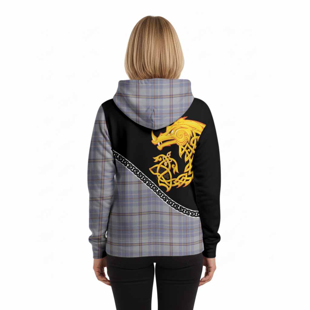 Tweedie Tartan Crest Hoodie Legendary Dragon Knot Half Style