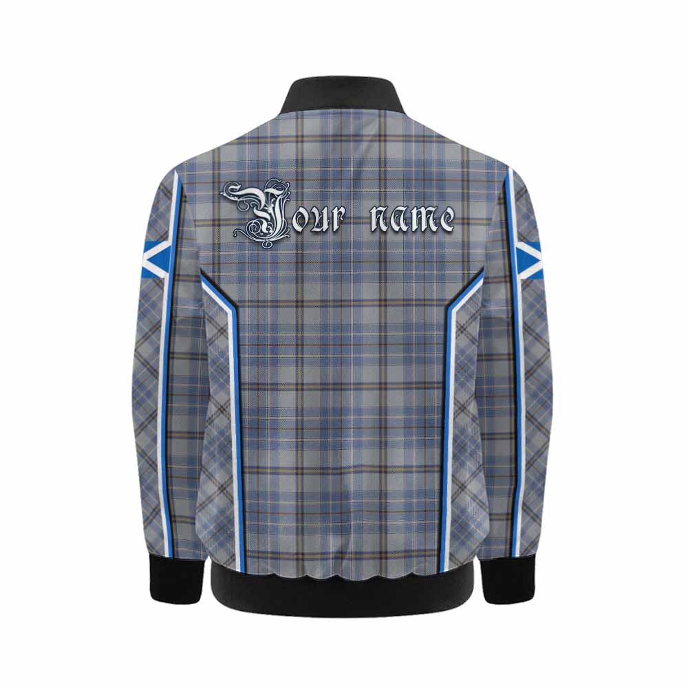 Tweedie Tartan Crest Kid Bomber Jacket Scotland Coat of Arm Flag Style - Tartan Vibes Clothing