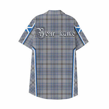Tweedie Tartan Crest Kid Hawaiian Shirt Scotland Coat of Arm Flag Style - Tartan Vibes Clothing
