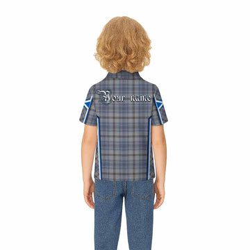 Tweedie Tartan Crest Kid Polo Shirt Scotland Coat of Arm Flag Style - Tartan Vibes Clothing