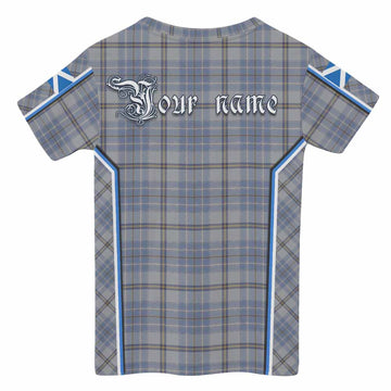 Tweedie Tartan Crest Kid T-shirt Scotland Coat of Arm Flag Style - Tartan Vibes Clothing