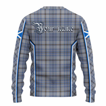Tweedie Tartan Crest Knitted Sweater Scotland Coat of Arm Flag Style - Tartan Vibes Clothing