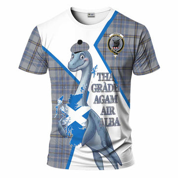 Tweedie Tartan Crest Loch Ness Monster T-Shirt Nessie Scottish Map Tha Gradh Agam Air Alba