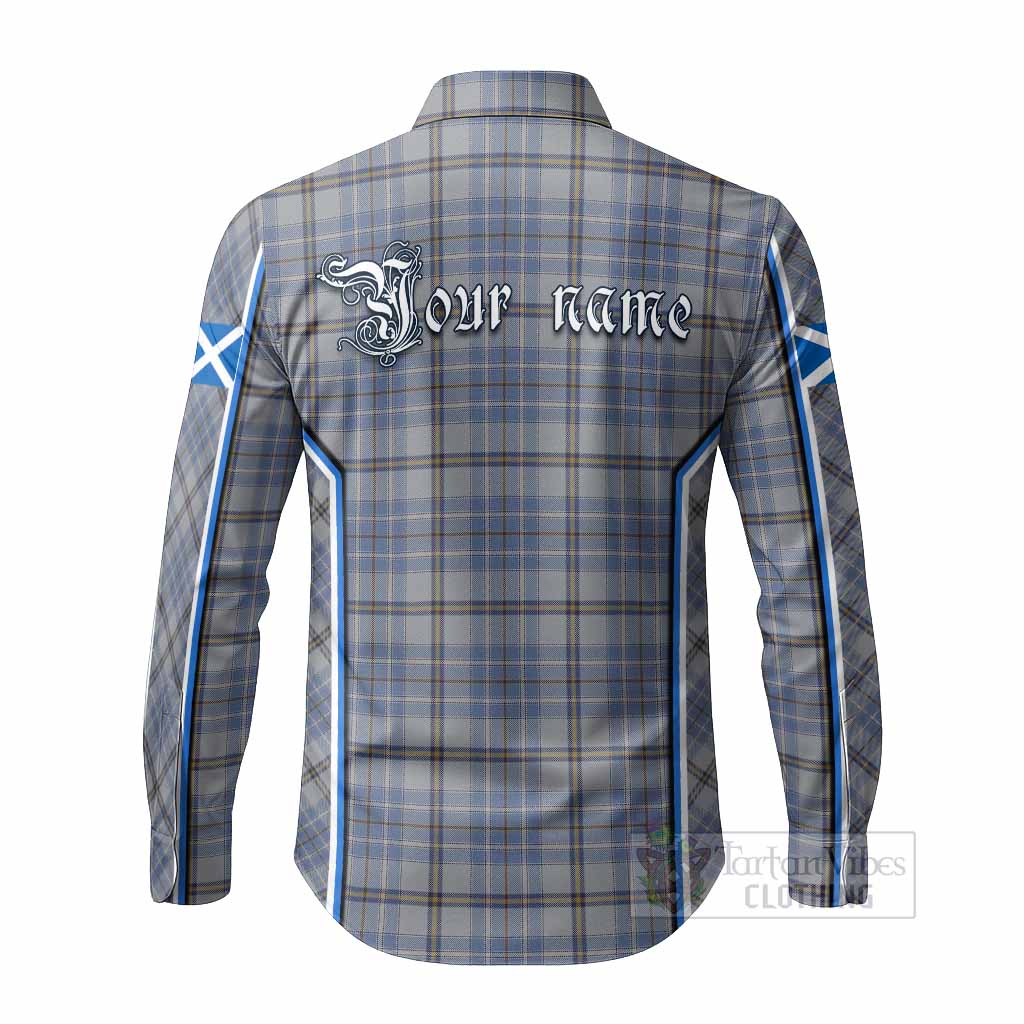 Tweedie Tartan Crest Long Sleeve Button Shirts Scotland Coat of Arm Flag Style - Tartan Vibes Clothing