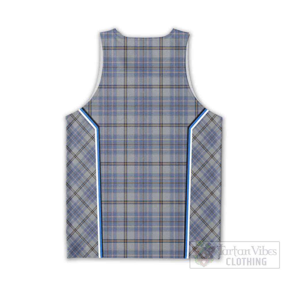 Tweedie Tartan Crest Men Tank Top Scotland Coat of Arm Flag Style - Tartan Vibes Clothing