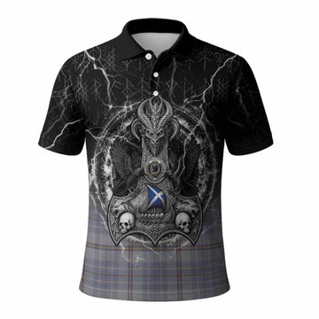 Tweedie Tartan Crest Polo Shirt Celtic Odin's Raven Legacy