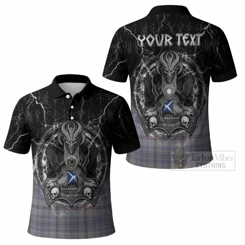 Tweedie Tartan Crest Polo Shirt Celtic Odin's Raven Legacy