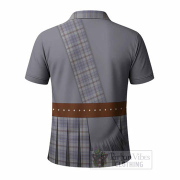 Tweedie Tartan Crest Polo Shirt Kilt Costume Style