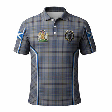 Tweedie Tartan Crest Polo Shirt Scotland Coat of Arm Flag Style - Tartan Vibes Clothing