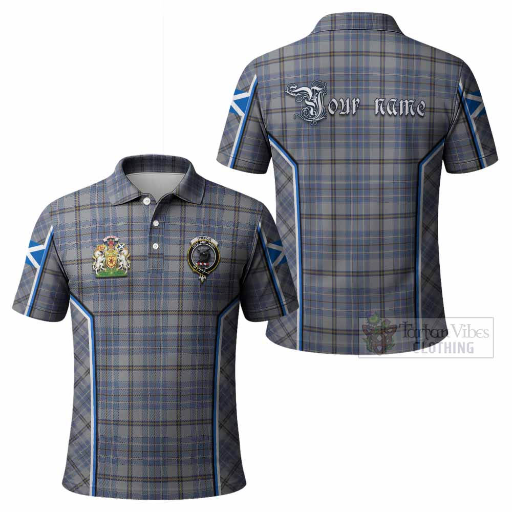 Tweedie Tartan Crest Polo Shirt Scotland Coat of Arm Flag Style - Tartan Vibes Clothing