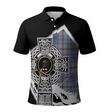 Tweedie Tartan Crest Polo Shirt Scottish Celtic Cross Heritage Kid - Tartan Vibes Clothing